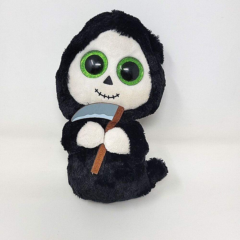 Ty Beanie Boos Boo Grimm the Grim Reaper Plush Soft Toy 2015 Retired 6" NO TAG